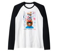 Mr Potato Head Classic I Think Therefore I Yam Maglia con Maniche Raglan