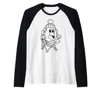 Mr Potato Head Seat Winter Maglia con Maniche Raglan