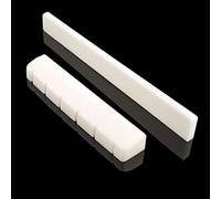 Mr. Power 6 String Guitar Bone Bridge Saddle and Nut Made of Real Bone für Klassische