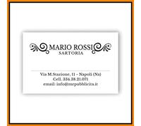 Mr Pubblicita - Biglietti da Visita Personalizzati 8,5x5,5 cm - Stampa su Cartoncino 350gr Patinato Lucido - Scegli Template, Personalizza Online, Spedizione Rapida 24/48h