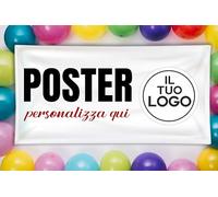 Mr pubblicità - Poster Personalizzato con immagine/logo/testo - PERSONALIZZA QUI - Poster in Carta - per feste, pubblicitario, sport, eventi, compleanno, matrimonio, battesimo (70x100, CARTA)