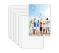 MR.R 10 Pezzi 4 "x 6" Blanks per sublimazione Bianco Puro Alluminio Lucido Metal Plate Photo Blanks Stampa a Trasferimento di Calore Alluminio 0,22 mm di Spessore
