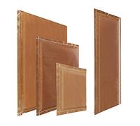 MR.R 4 in 1 tamponi di trasferimento della pressa di calore 4 formati tamponi di stampa resistenti al calore per la stampa di trasferimento del tessuto di t-shirt