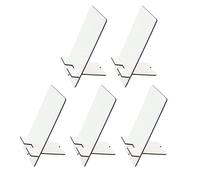 MR.R 5 pezzi di sublimazione spazi vuoti supporto per telefono cellulare in MDF sublimazione supporti per telefono desktop smartphone tablet stand fai da te portatile artigianato staffa per tavolo