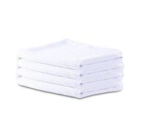 MR.R Asciugamani da cucina di alta qualità a sublimazione asciugamani vuoti a rapida morte strofinacci in poliestere per asciugare i piatti40 × 60 cm (4 confezioni bianco