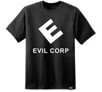 Mr Robot - Evil Corp Affliggere Logo Stile T Shirt Fsociety Hacker Collective TV