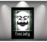 Mr Robot Poster-Fsociety locandina A3 - 297 X 420 MM / 02