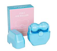 Mr.roller Rullo per ghiaccio per viso e occhi, rullo per viso 2 in 1, rullo per massaggio occhi per occhi per donne e uomini, riduce il gonfiore, restringe i pori migliora l'elasticità della pelle