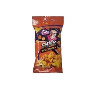 Mr Salty - Mix di Arachidi ricoperte, mais tostato e crackers di mais - Snack Croccante e Gustoso per aperitivi e spuntini - Confezione da 20 Bustine da 25g