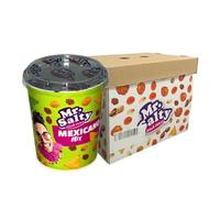 Mr Salty Snack Salati Mix di Arachidi Ricoperte | 12 Bicchieri da 120gr | Mexicano Mix