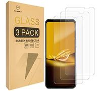 Mr.Shield Confezione da 3 pellicole proteggi schermo per Asus Rog Phone 6D/6D Ultimate/ROG Phone 6 Batman Edition / 6 Diablo Immortal Edition [vetro temperato] [vetro giapponese con durezza 9H]