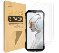 Mr.Shield Pellicola protettiva compatibile con Doogee V Max Plus [vetro temperato] [confezione da 3] [vetro giapponese con durezza 9H]