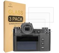 Mr.Shield Pellicola protettiva in vetro temperato compatibile con Leica SL3 / SL 3-S / SL2-S / SL2S / SL2 [vetro giapponese con durezza 9H], confezione da 3