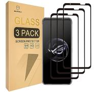 Mr.Shield Pellicola Protettiva per Asus Rog Phone 7 / Rog Phone 7 Ultimate [Full Cover] Vetro Temperato [9H Durezza] [3 Pezzi] Protezione Schermo Senza Bolle