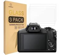 Mr.Shield Pellicola Protettiva per Canon EOS R100 Camera Vetro Temperato [9H Durezza] [3 Pezzi] Protezione Schermo Senza Bolle