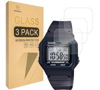 Mr.Shield Pellicola Protettiva per Casio W-217H / W217H Series Vetro Temperato [9H Durezza] [3 Pezzi] Protezione Schermo Senza Bolle