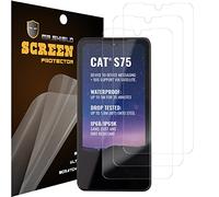 Mr.Shield Pellicola Protettiva per Cat S75 [Premium Clear] [3 Pezzi] Protezione Schermo Senza Bolle [PET Material]