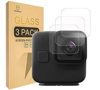 Mr.Shield Pellicola Protettiva per GoPro HERO11 Black Mini Vetro Temperato [9H Durezza] [3 Pezzi] Protezione Schermo Senza Bolle