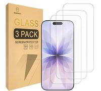 Mr.Shield Pellicola Protettiva per iPhone 17 / iPhone 17 Pro [6.3 Inch] Vetro Temperato [9H Durezza] [3 Pezzi] Protezione Schermo Senza Bolle