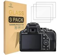 Mr.Shield Pellicola Protettiva per Nikon D3500 D3400 D3100 D3200 D3300 DSLR Camera Vetro Temperato [9H Durezza] [3 Pezzi] Protezione Schermo Senza Bolle