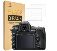 Mr.Shield Pellicola Protettiva per Nikon D850 D810 D780 D500 D7200 D7100 DSLR Camera Vetro Temperato [9H Durezza] [3 Pezzi] Protezione Schermo Senza Bolle