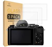 Mr.Shield Pellicola Protettiva per Olympus OM-D E-M10 Mark IV/III/II Camera Vetro Temperato [9H Durezza] [3 Pezzi] Protezione Schermo Senza Bolle