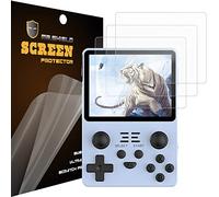 Mr.Shield Pellicola Protettiva per Powkiddy RGB20S Handheld Arcade [Premium Clear] [3 Pezzi] Protezione Schermo Senza Bolle [PET Material]