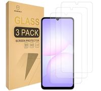 Mr.Shield Pellicola Protettiva per Samsung Galaxy A07 / Galaxy F07/ Galaxy M07 Vetro Temperato [9H Durezza] [3 Pezzi] Protezione Schermo Senza Bolle