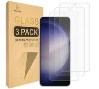 Mr.Shield Pellicola Protettiva per Samsung Galaxy S24 / Galaxy S25 [Fingerprint Unlock Compatible] Vetro Temperato [9H Durezza] [3 Pezzi] Protezione Schermo Senza Bolle