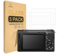 Mr.Shield Pellicola Protettiva per Sony Alpha ZV-E10 II / ZVE10II / ZV-E10II Vetro Temperato [9H Durezza] [3 Pezzi] Protezione Schermo Senza Bolle