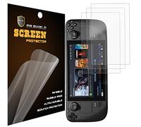Mr.Shield Pellicola Protettiva per Steam Deck/Steam Deck OLED 2021 & 2022 & 2023 [Premium Clear] [3 Pezzi] Protezione Schermo Senza Bolle [PET Material]