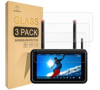 Mr.Shield Vetro Temperato Pellicola per Atomos Ninja TX/Nija TX Go 3-Pezzi | 9H Durezza Protezione Schermo Senza Bolle Protettiva