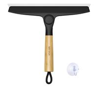 MR.SIGA Raschietto Silicone 25cm per Vetri Doccia Nero