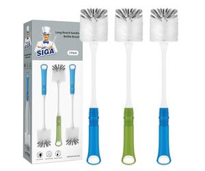 MR.SIGA spazzola per bottiglie con manico lungo - set di 3