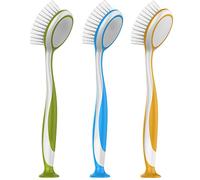 MR.SIGA spazzola per piatti rotonda, set da 3, Impugnatura con ventosa