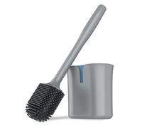 MR.SIGA Spazzola WC con Supporto a Parete, Grigio, confezione da 1