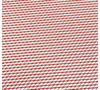 MR-Style Griglia da corsa in alluminio, griglia da racega, 33 x 33 cm, colore rosso