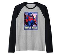 Mr. Super Mole Hero Maglia con Maniche Raglan