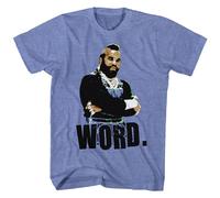 Mr. T - Word - Maniche Corte - Heather - Adulto - T-Shirt