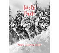 Mr. Taylor Ston Wolf Pack Adult Coloring Book Grayscale Images By Ta (Tascabile)