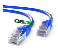 Mr. Tronic Cavo Ethernet Cat 5E da 15m, Cavo di Rete LAN Cat 5E ad Alta Velocità con Connettori RJ45 Per una Connessione Internet Veloce 1 Gbps - Patch AWG24 | UTP CCA (15 Metri, Blu)