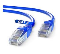 Mr. Tronic cavo Ethernet Cat 6 da 75m, Cavo di rete LAN Alta velocità con Connettori RJ45 - Patch Internet Compatibile con Cat 5e, 7, 8 | AWG24 UTP CCA (75 Metri, Blu)
