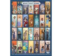 Mr. Troove - Scene del film toilette - Poster 30,5 x 40,6 cm - Indovina i film nella foto: WC Edition - Arte da parete per gli amanti del cinema - Idea regalo divertente