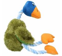 Mr Twister Delia Duck Peluche Corda Giocattolo per Cani con Cigolio 36 cm x 1...