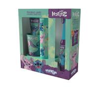 Mr White Kit Igiene Dentale per Bambini, Spazzolino a Batteria, Dentifricio Gusto Menta Delicata, Bicchiere e Base LED Luminosa - Realizzato per Disney Stitch, Idea Regalo