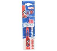 Spazzolino da denti Spiderman con cappuccio di protezione, ventosa, manico comodo e setole morbide per bambini