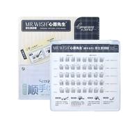 mr. wish - Convenient Series Original Natural Eyelashes - 40pcs - Glue Free