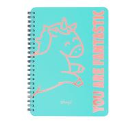 Mr. Wonderful A4 notebook Unicorn mint You are fantastic