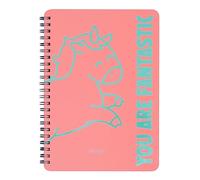 Mr. Wonderful A4 notebook Unicorn pink You are fantastic