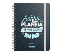 Mr. Wonderful - Agenda annuale classica 2023 settimanale - Sonha, planeia e vai com tudo, Blu, WOA2212290PTZ0